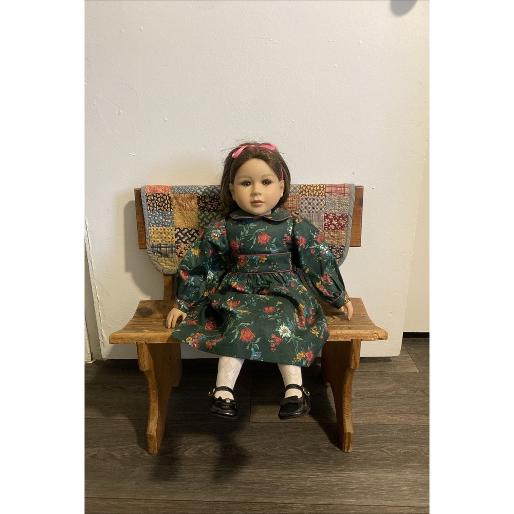 My Twinn 23-inch Doll W/ Original Clothes 1996 Brown Hair Hazel Eyes Seated